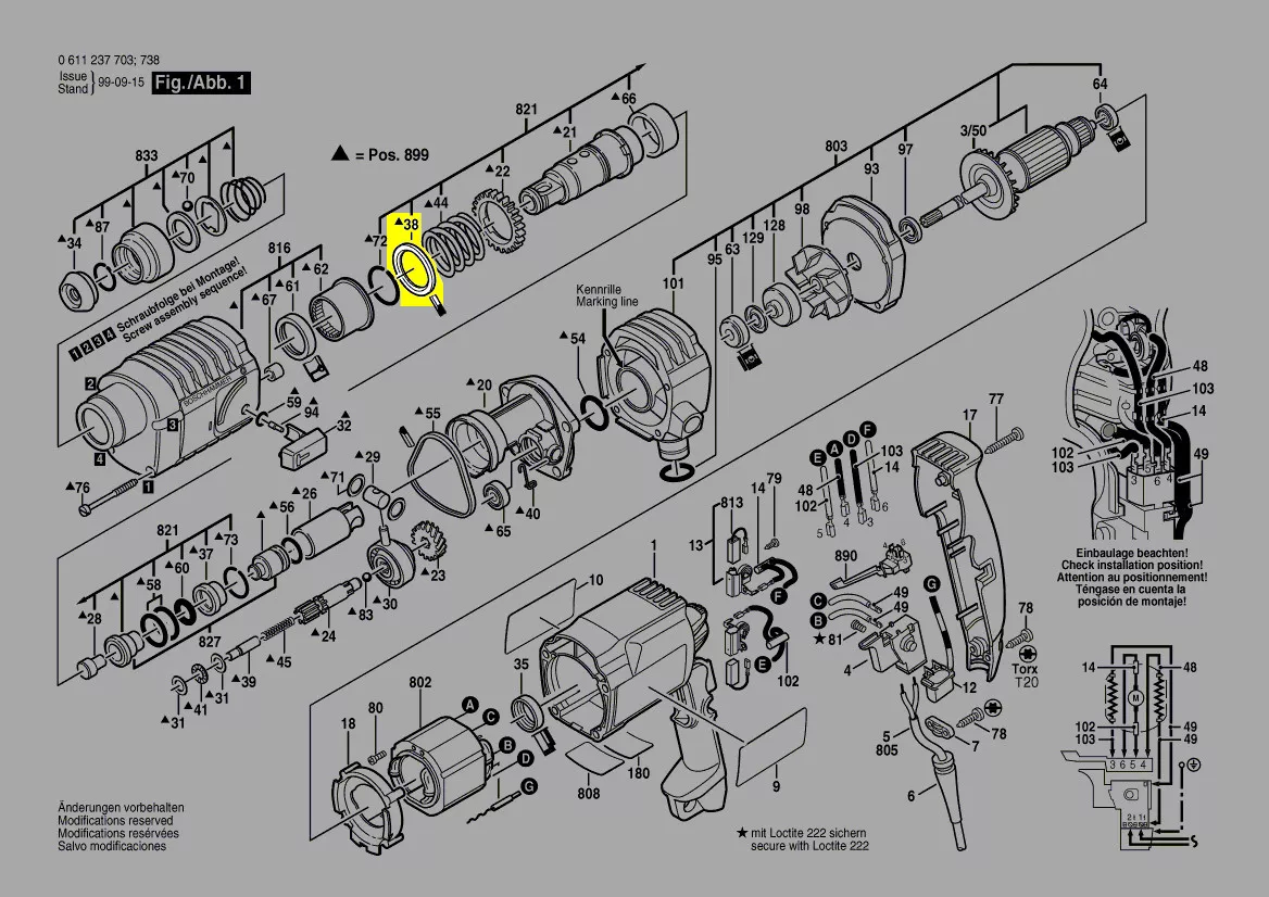Rondelle d´appui réf. 1 610 102 022 Bosch